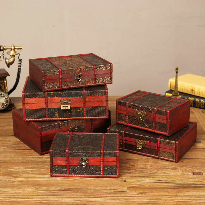 复古收纳盒木质带锁整理盒桌面化妆品首饰品A4纸证件盒密码木盒子在类目 收纳整理, 家庭收纳用具, 收纳盒, 桌面收纳盒中 - 来自Buy2taobao.com提供专业的淘宝代购服务