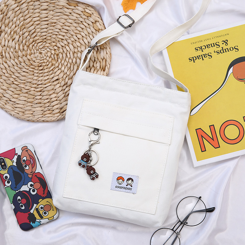 2019 new pattern lovely Little bag girl student One shoulder Messenger Bag Cartoon Girl Department canvas Little bagin the Leather/Lady bags/Men's bag, Ms. bags category - from Buy2taobao.com to provide professional Taobao agent buy service