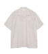 nanamica Open Collar Panama Plaid S/S Shirt 24SS格纹短袖衬衫