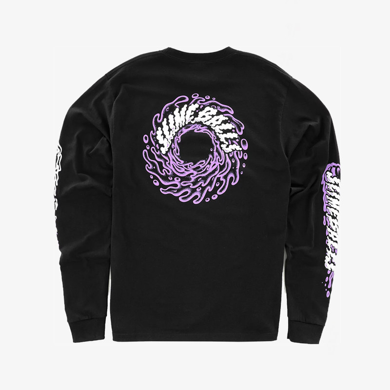 市井店santacruz美版潮牌嘻哈街舞滑板街头尖叫手掌宽松长袖t恤