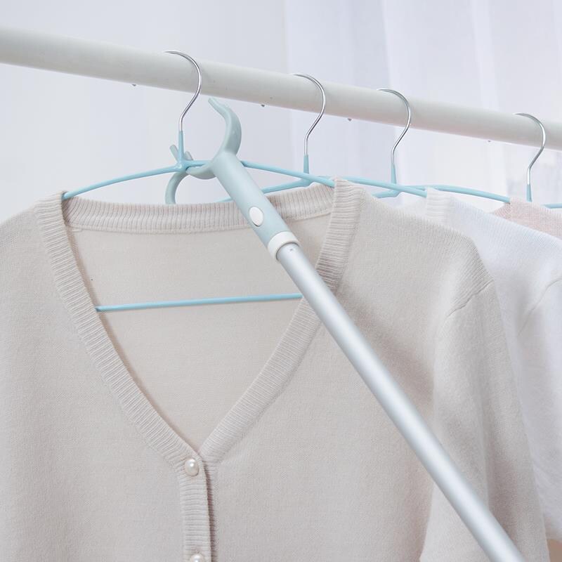 撑衣杆晒衣竿伸缩取衣叉杆叉头挑衣杆架衣撑杆叉家用不锈钢晾衣杆