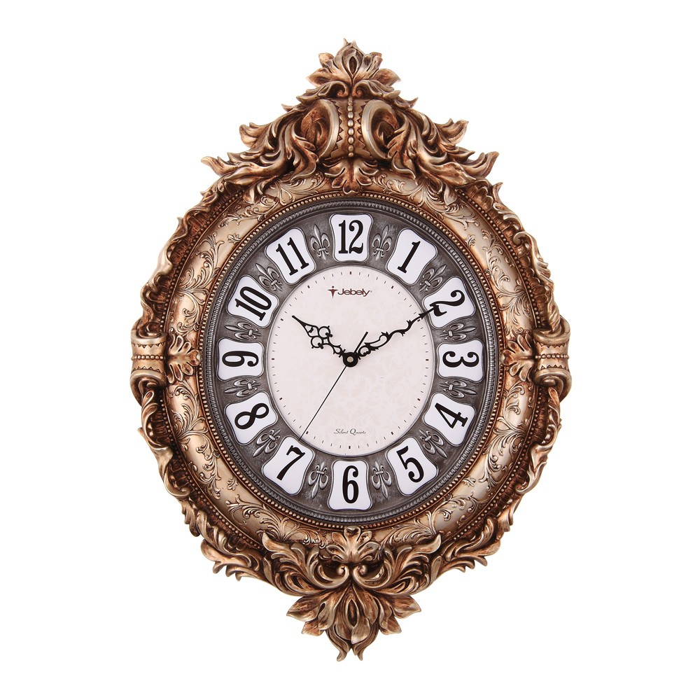 美时美刻杰伯力欧式古典挂表客厅挂钟复古静音时钟
