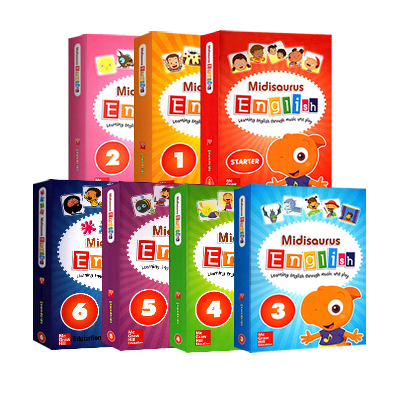 天猫￥468券后价￥398【麦凯思图书】原版进口米迪英语幼儿教材midi