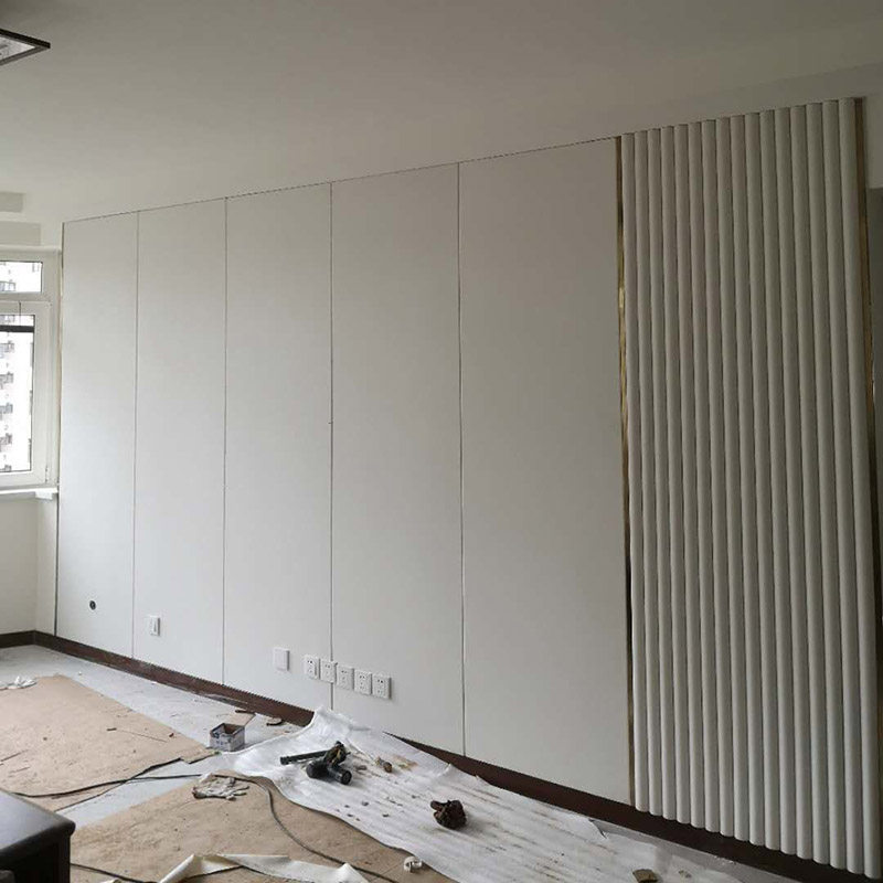 木格栅硬包电视背景墙轻奢现代简约客餐厅沙发卧室床头硬包背景墙