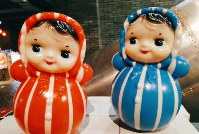 北京王府井百货大楼和平果局不倒翁怀旧童年老物件80后玩具老北京