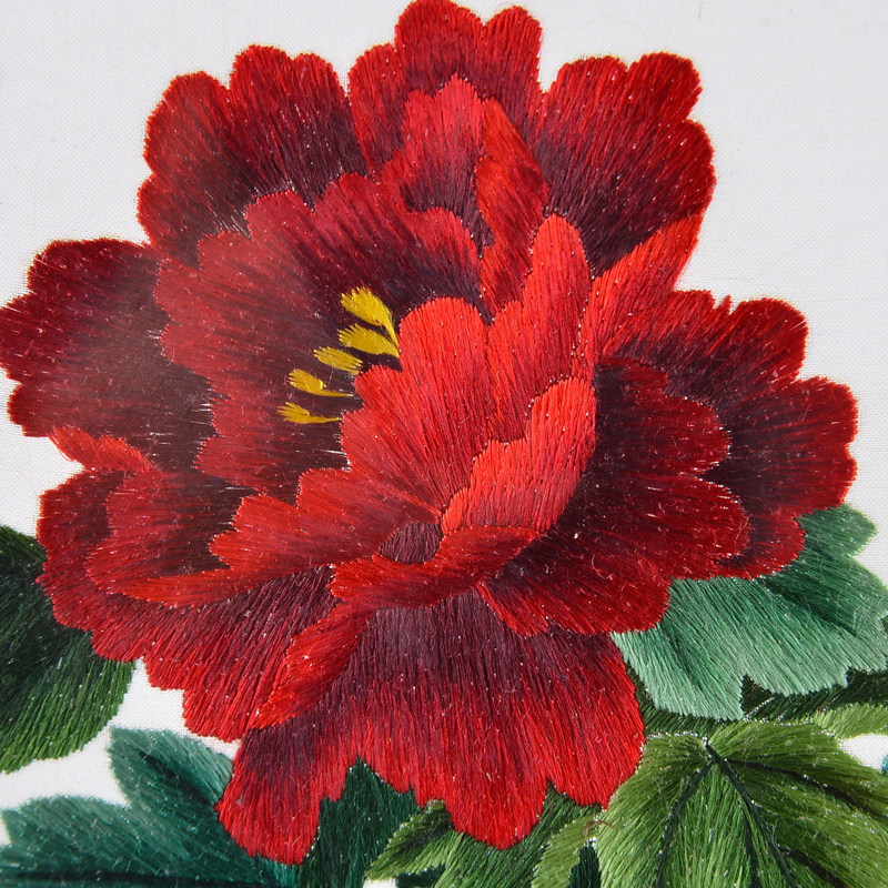 工美大师肖兰 汉绣 荣华富贵