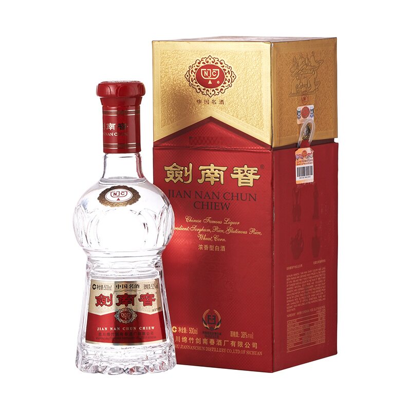 热销剑南春 水晶剑_剑南春白酒酒水酒类水晶剑38度500ml浓香型白酒