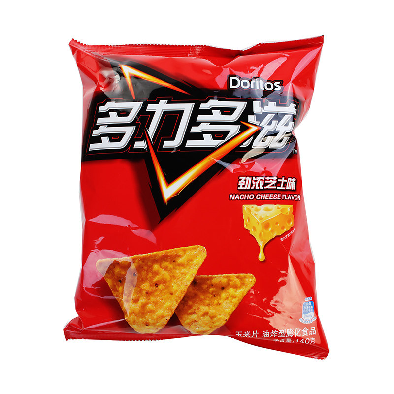 多力多滋劲浓芝士味玉米片140克/袋