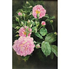 出价结束03月23日 22:00当前价061500周海波  《荷美如愿》布面油画