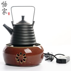 悟家  粗陶蕴茗钧红电陶炉煮水器整套功夫茶具泡茶壶电磁炉