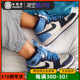 AIR JORDAN 1 AJ1黑曜石 北卡校园黑蓝脚趾男女篮球鞋 555088-140