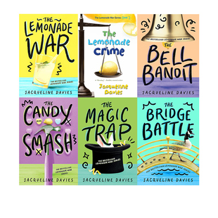 预售 英文原版 The Lemonade War Series 柠檬水战争 1-6册合售 儿童理财经济悬疑多元化小说 Magic Trap/Candy Smash