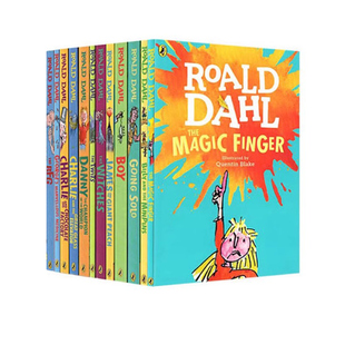Roald Dahl 罗尔德达尔小说 12册 Roald Dahl 女巫好心眼儿圆梦巨人了不起的狐狸爸爸查理和巧克力工厂魔法手指 英文原版小说