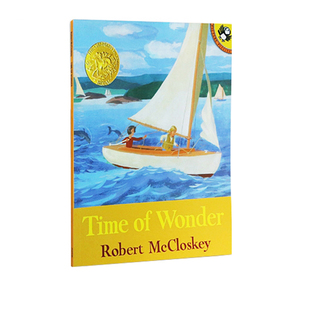 英文原版 Time of Wonder 夏日海湾 美好时光 1958年凯迪克金奖绘本 Robert McCloskey 海边三部曲之一 水彩画