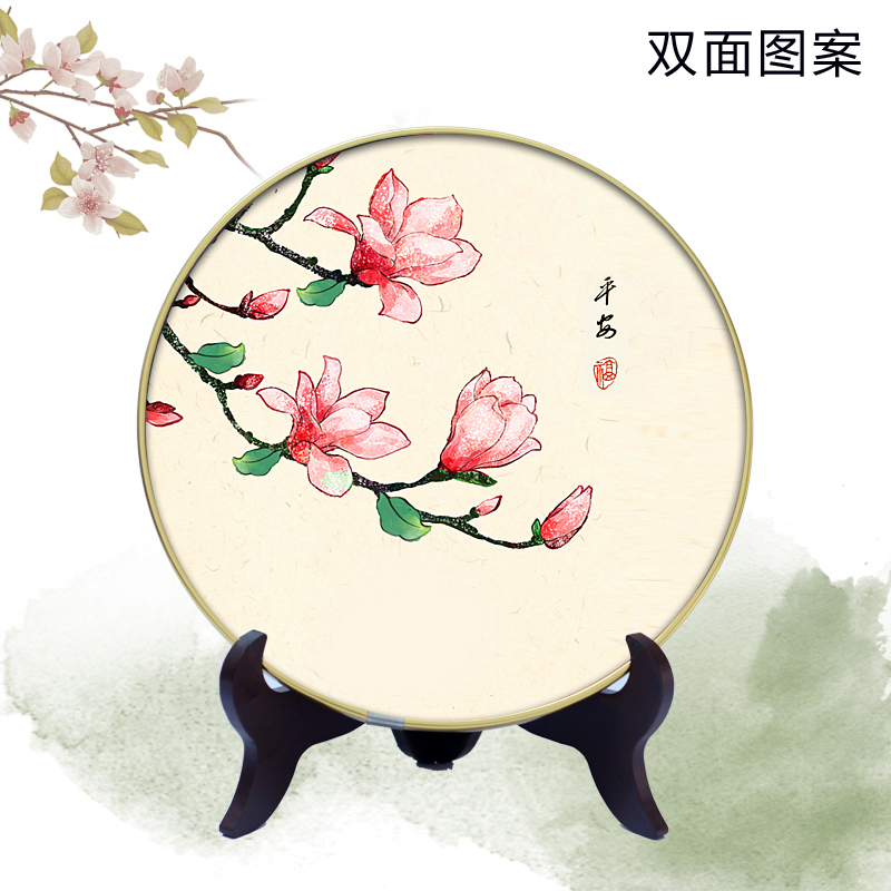 中国风景民俗画客厅卧室桌面摆件新中式装饰画家居装饰品相框礼物
