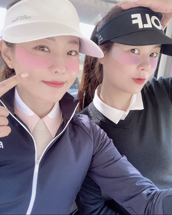 韩国代购 SUNBAND 防晒脸贴高尔夫紫外线黑斑保护眼下网球帽子贴
