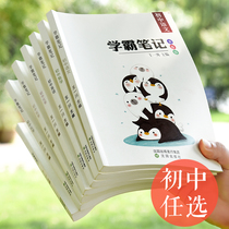 2020中考通用衡水重点中学状元手写学霸笔记初中复习资料全套初一下册英语初二物理初三历史七年级化学八年级数学语文提分辅导学习