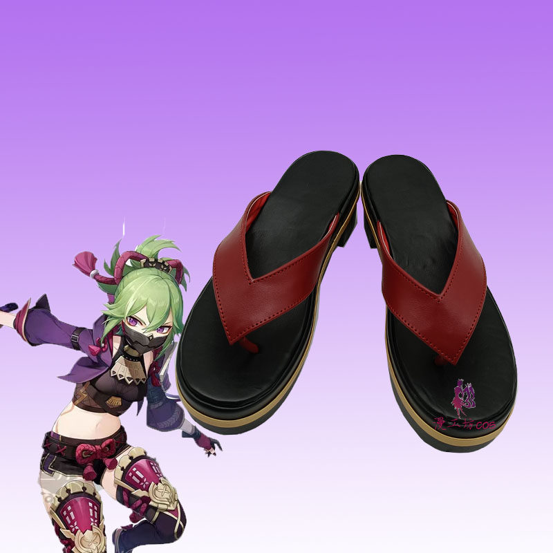 原神 久岐忍cos鞋定制动漫游戏cosplay鞋子靴子漫展来图定做