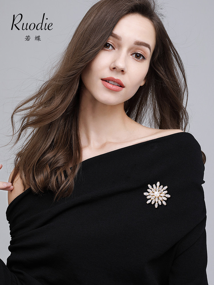 特价大衣胸针女 配饰大衣冬 水晶