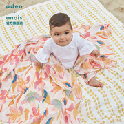 aden anais baby multifunctional swaddle wrap baby gauze cover quilt blanket blanket bamboo cotton 3 packs
