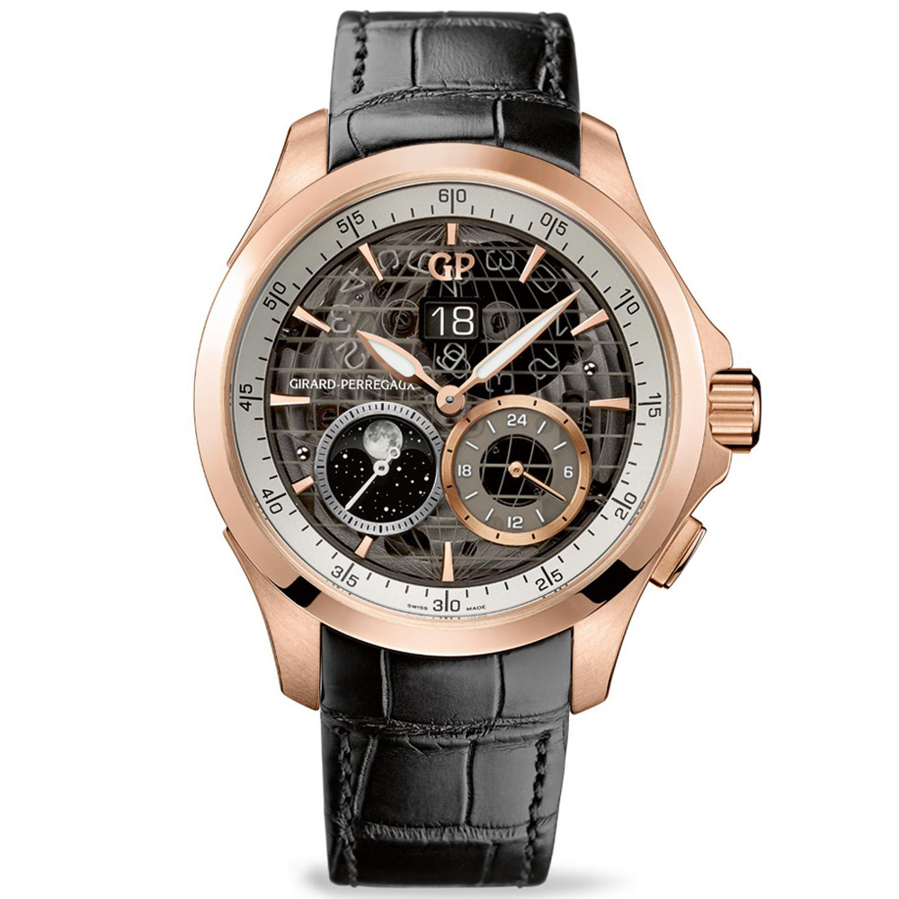 [9.9新]芝柏 18k玫瑰金 机械自动 男表