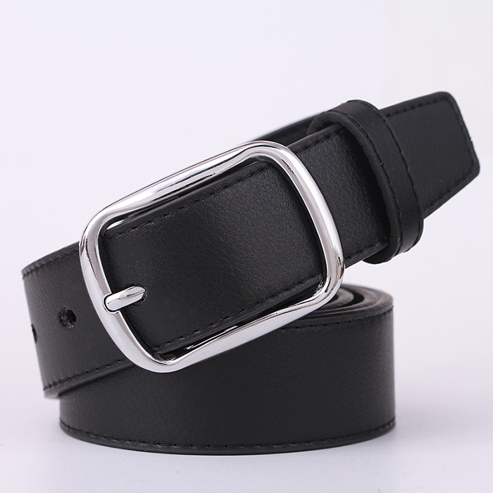 皮带男腰带休闲商务男士皮带 牛仔裤针扣皮带青年韩版潮商务裤带图片