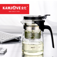 KAMJOVE/金灶正品飘逸杯办公茶道杯花茶泡茶壶耐热玻璃茶具过滤