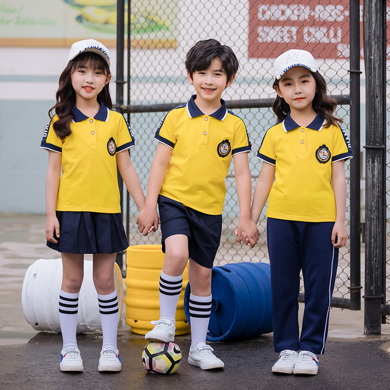 中小学生统一校服套装夏季运动会六一幼儿园园服儿童班服毕业服装