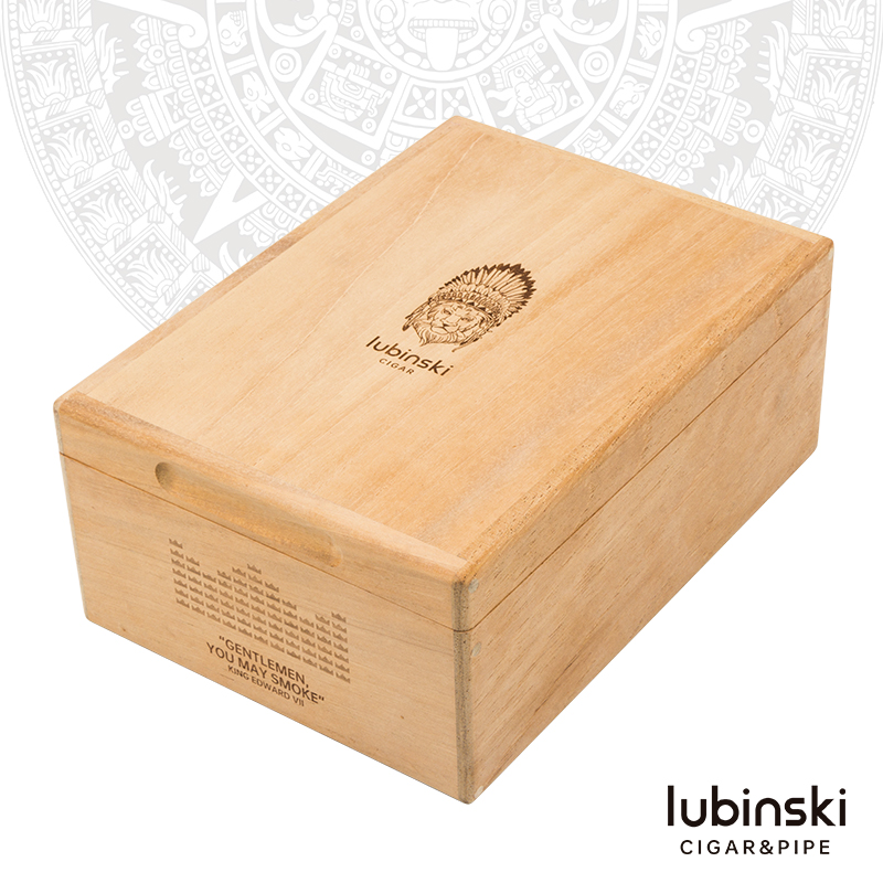 Lubinski雪茄醇化盒纯雪松木