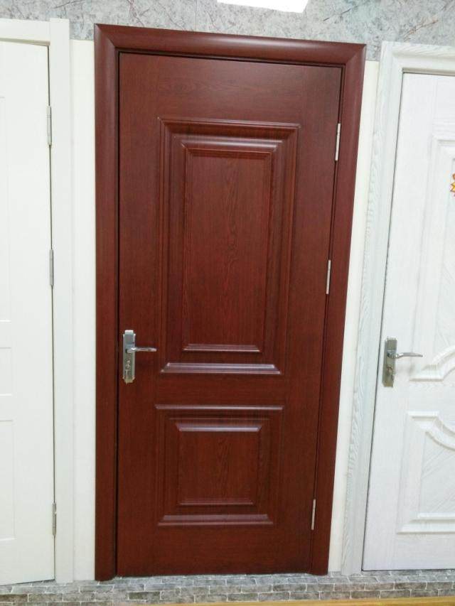 青岛钢木门环保无味简约木门卧室房间门简欧静音套装门外扣线已售