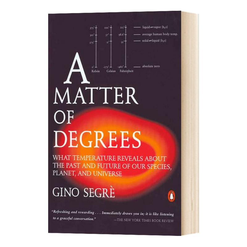 迷人的温度 A Matter of Degrees  温度计里的人类 地球和宇宙史 英文原版科学科普读物 进口英语书籍