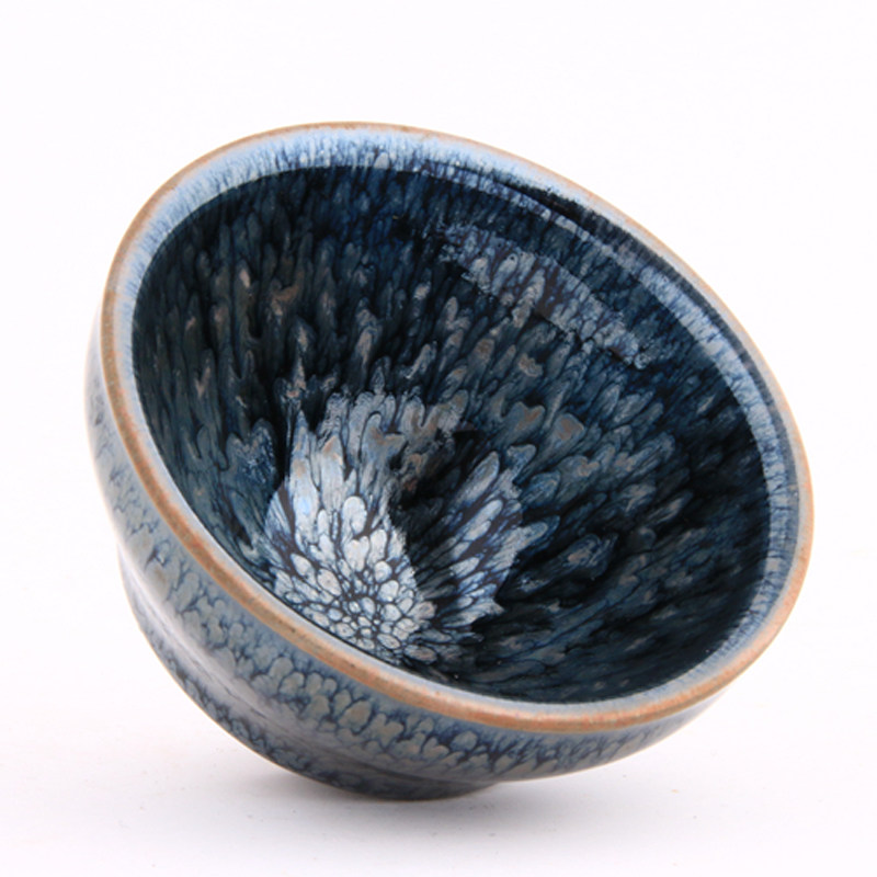 【敛口花盏】 圆艺建盏 罗丁 01074