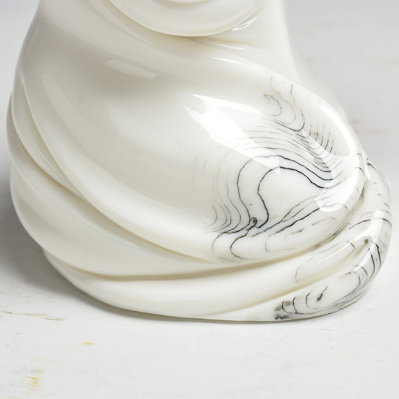 陈艺辉 青年瓷雕艺术家 作品《king》德化白瓷艺术摆件