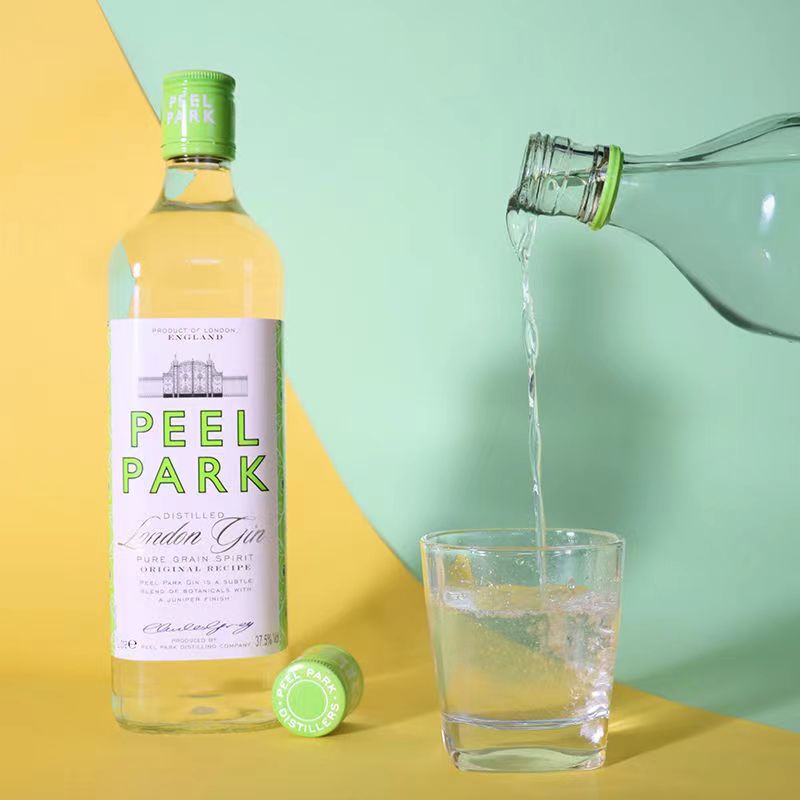 苏格兰杜松子金酒酒原瓶进口彼柏PEEL PARK蒸馏酒700ml瓶装