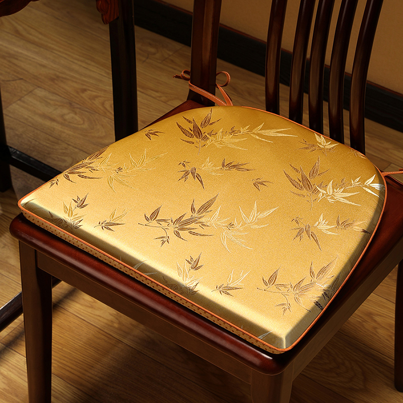 中式椅子垫坐垫餐椅垫餐桌椅梯形垫子马蹄垫实木凳子垫防滑垫座垫