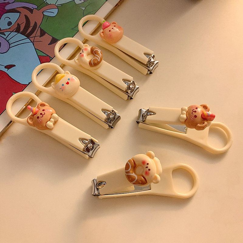 可爱指甲刀指甲剪指刀指甲钳卡通单个装女士便携式家用修甲工具指甲钳