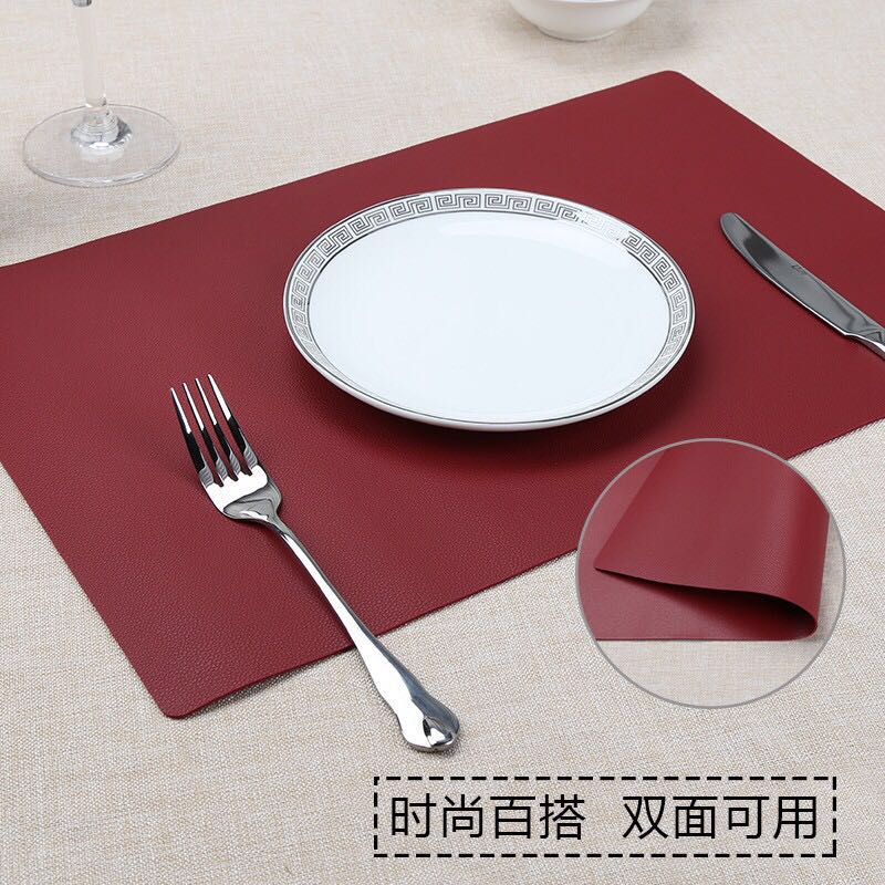 餐桌垫隔热垫家用 双面皮质防水耐烫易清理桌面西餐垫碗垫盘垫子在类目 餐饮具, 餐具, 餐垫中 - 来自Buy2taobao.com提供专业的淘宝代购服务