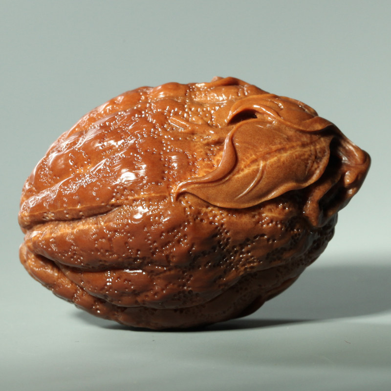 陈步池橄榄核雕【佛手】印尼榄核手把件 手工雕刻 雕工精湛