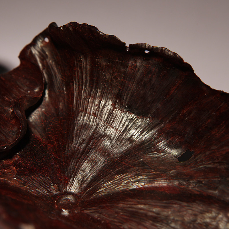 木雕之魅专场 【和谐香插】印度小叶紫檀精雕香插香道用品雕荷叶螃蟹