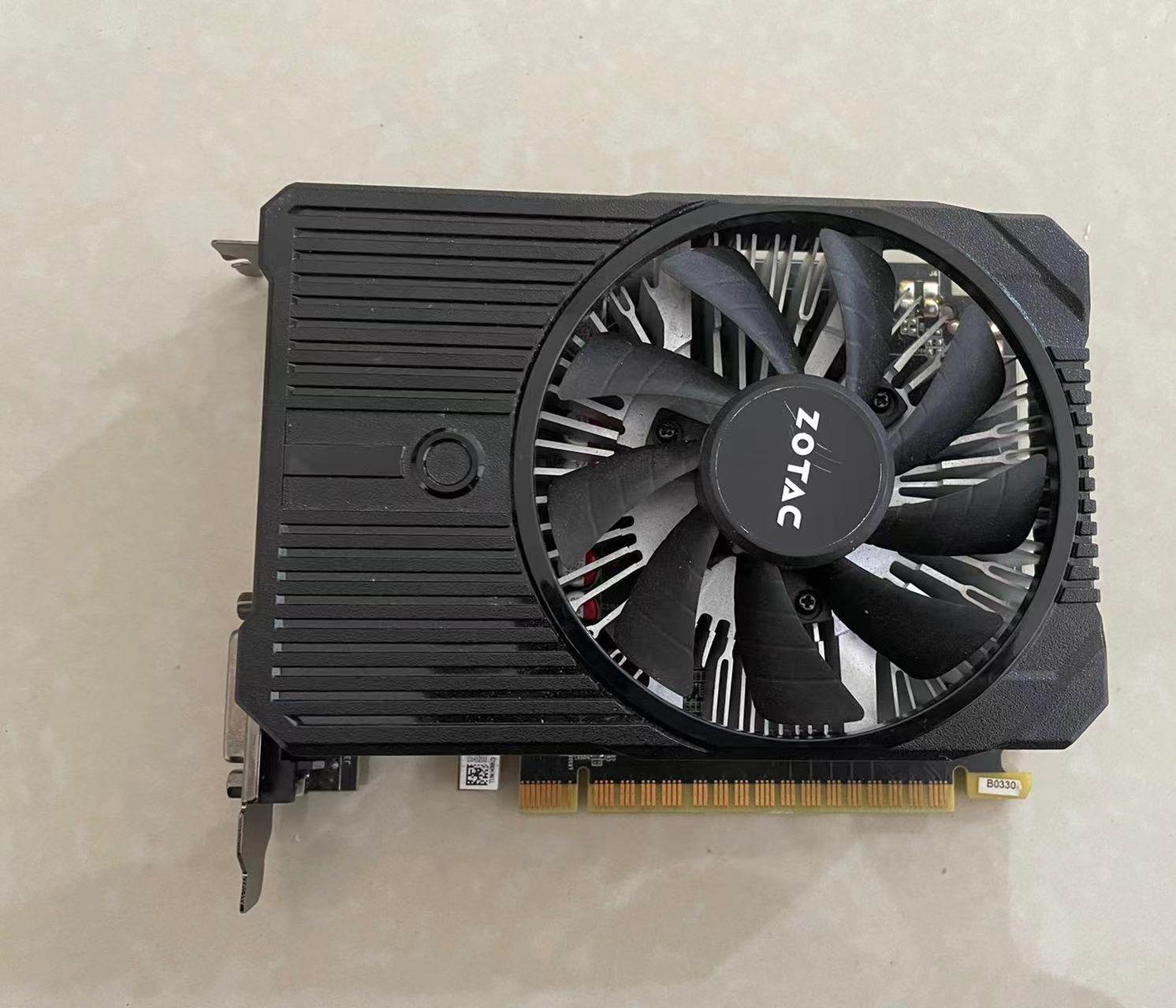 zotac/索泰gtx1050ti 4g游戏显卡 单风扇