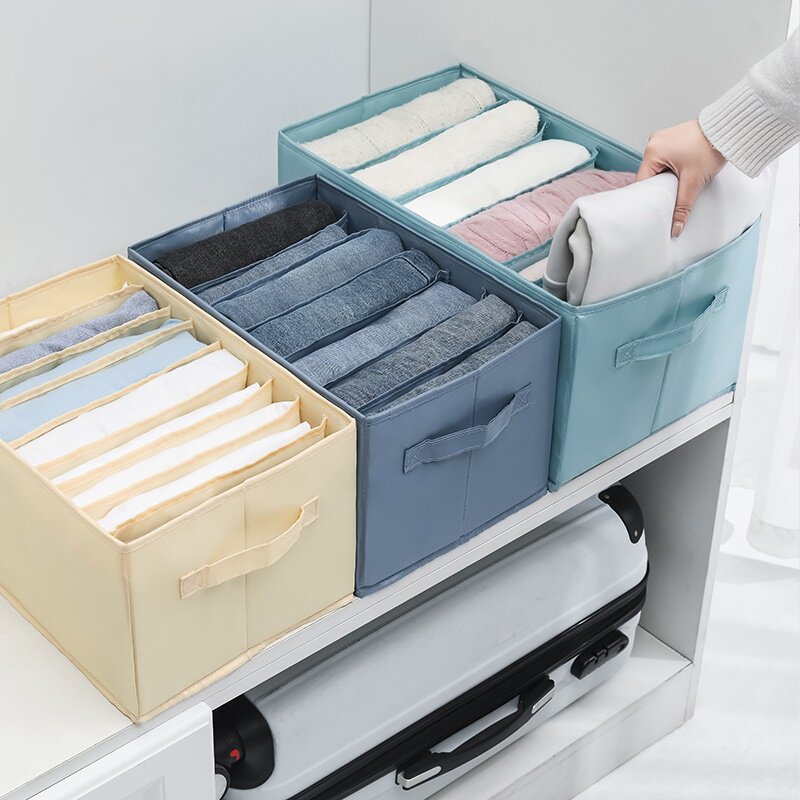 衣服收纳袋子整理袋衣柜衣物毛衣分隔储物装放裤子的分格收纳神器