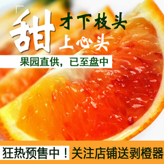 塔罗科血橙5斤 重庆特产红肉脐橙果园直摘 农家自种新鲜水果橙子
