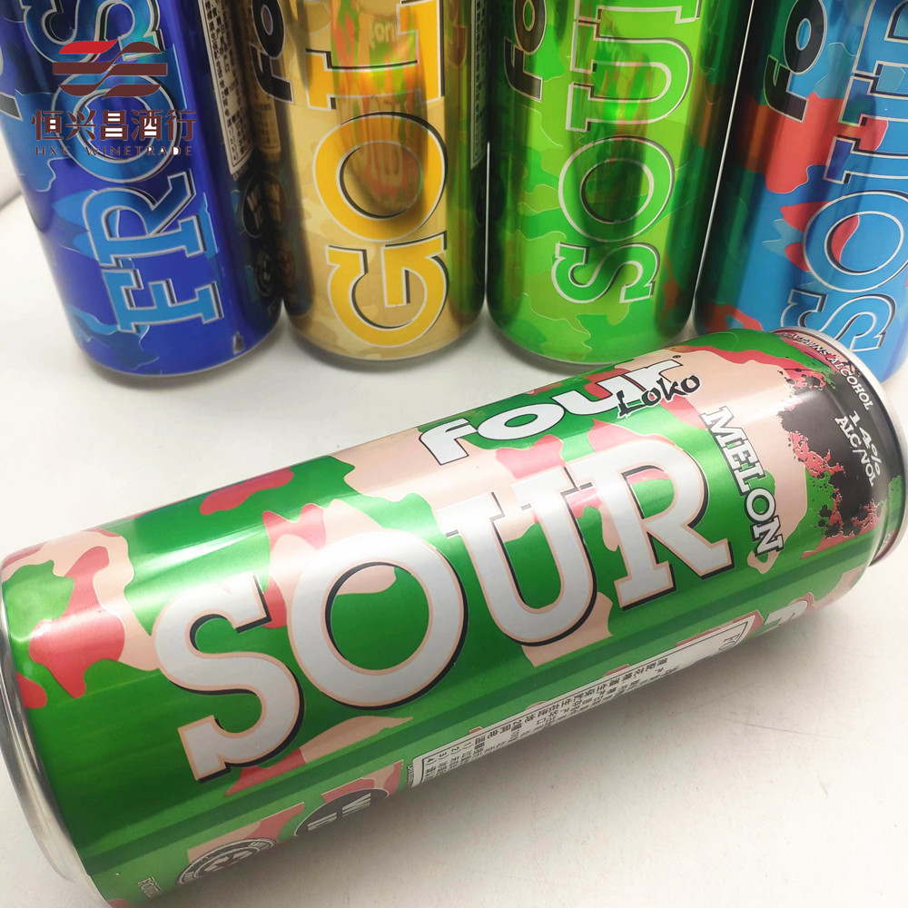 四洛克 果味饮料鸡尾酒配制酒【酸瓜味】美国原装进口four loko