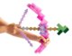 我的世界周边玩具弓箭模型武器紫色附魔弓箭套装可弹射武器道具