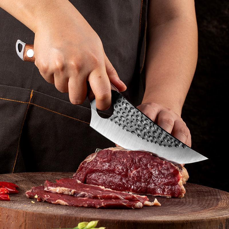 家用工艺锻打剔骨刀超快锋利剥皮刀割肉刀厨房专用刀具杀猪屠宰刀