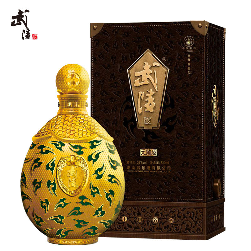 【酒厂自营 】武陵酒酱香型白酒53度小元帅私藏酒500ml