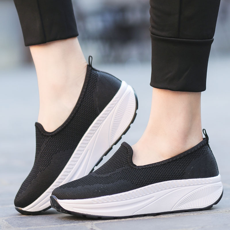 New spring 3D ventilation Net surface motion leisure time Shake shoes light Arc Mom shoesin the Women's Shoes, Low shoes category - from Buy2taobao.com to provide professional Taobao agent buy service