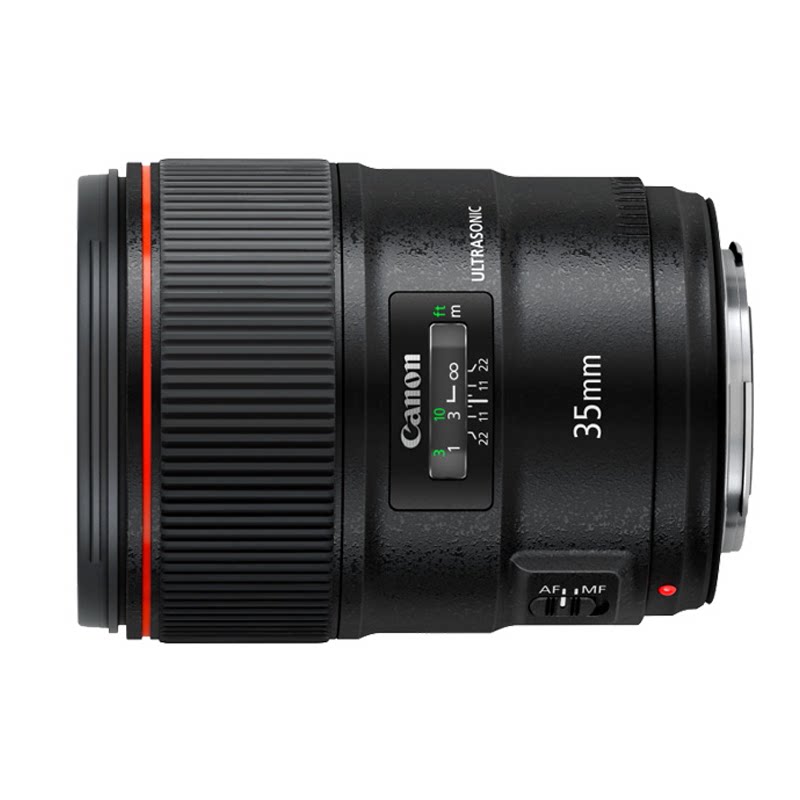 佳能ef 35mm f/1.4l ii usm全画幅超广角定焦单反镜头 35 1.4人像