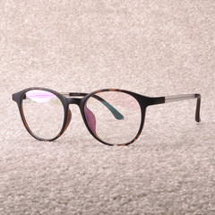 超轻TR90男款近视眼镜框 复古女款全框文艺小清新圆眼镜架配成品