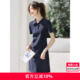沫晗依美学院风刺绣polo连衣裙2025夏季新款撞色刺绣减龄连衣裙女